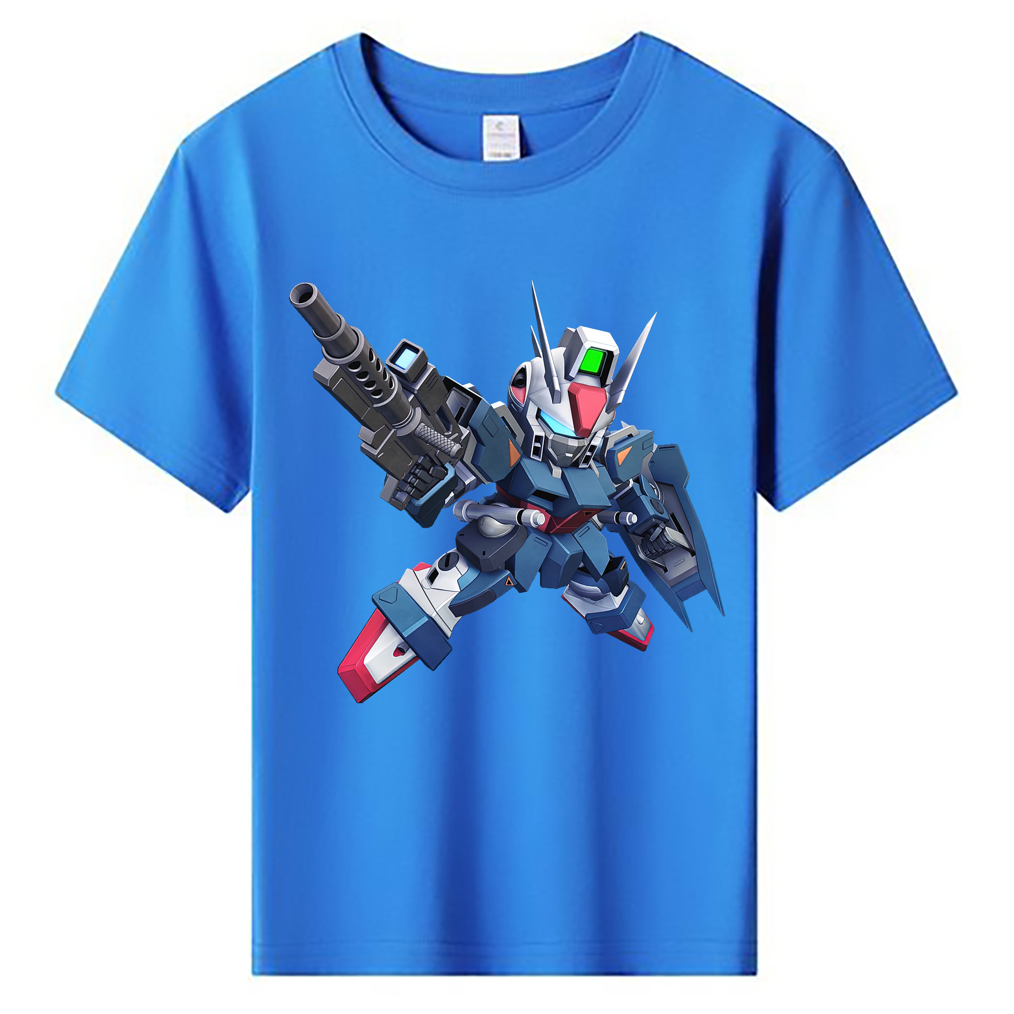 （画像用） 機動戦士ガンダム Mobile Suit Gundam 綿100％キッズTシャツ（フロントプリント）